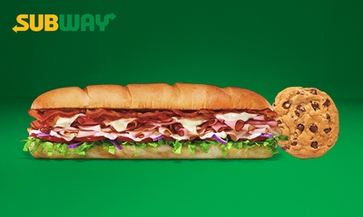 Broodje (30 cm) + cookie van Subway