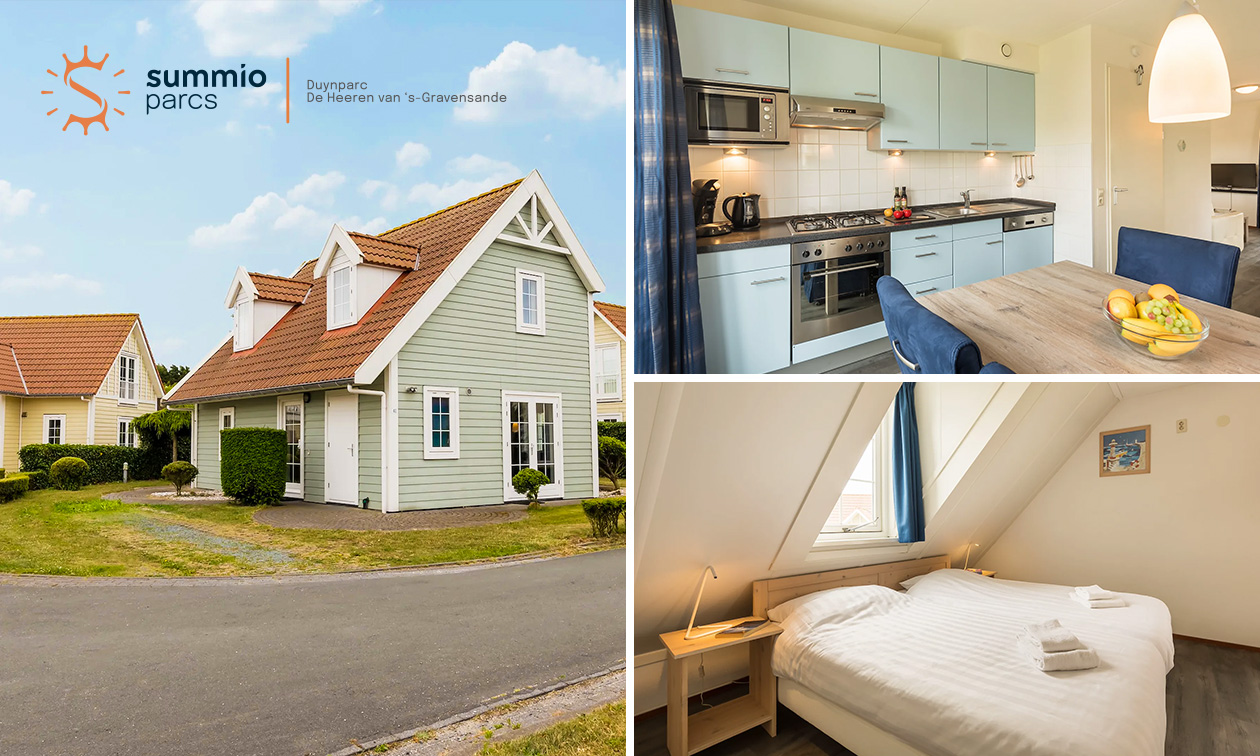 Demi-semaine ou week-end pour 6 personnes sur la côte en Hollande du Sud