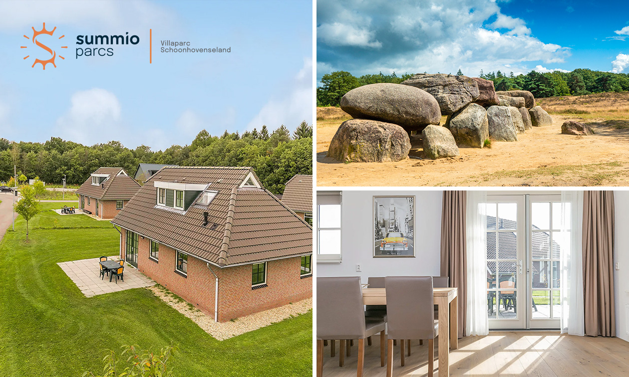 Demi-semaine ou week-end pour 6 personnes à Drenthe