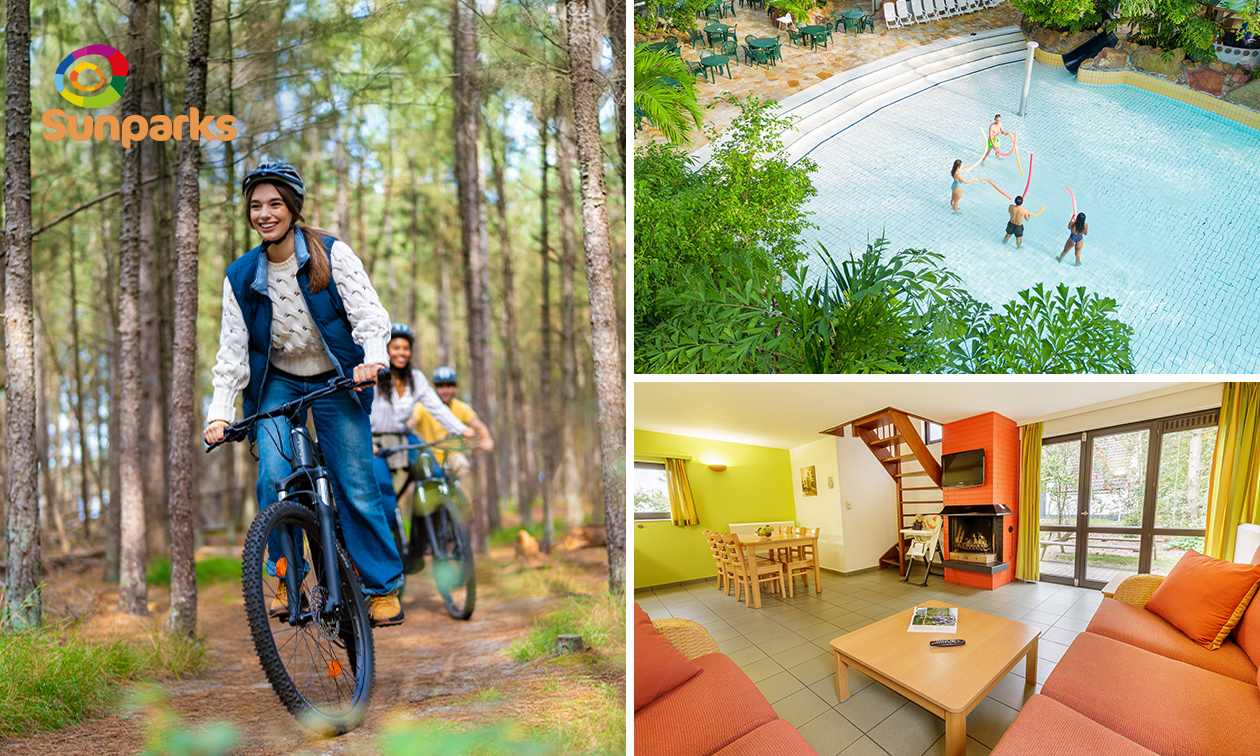 Nuits pour 4 à 8 personnes au Sunpark Kempense Meren