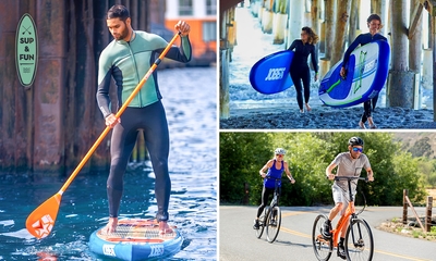 Huur sup board of SUB bike (3 of 6 uur)