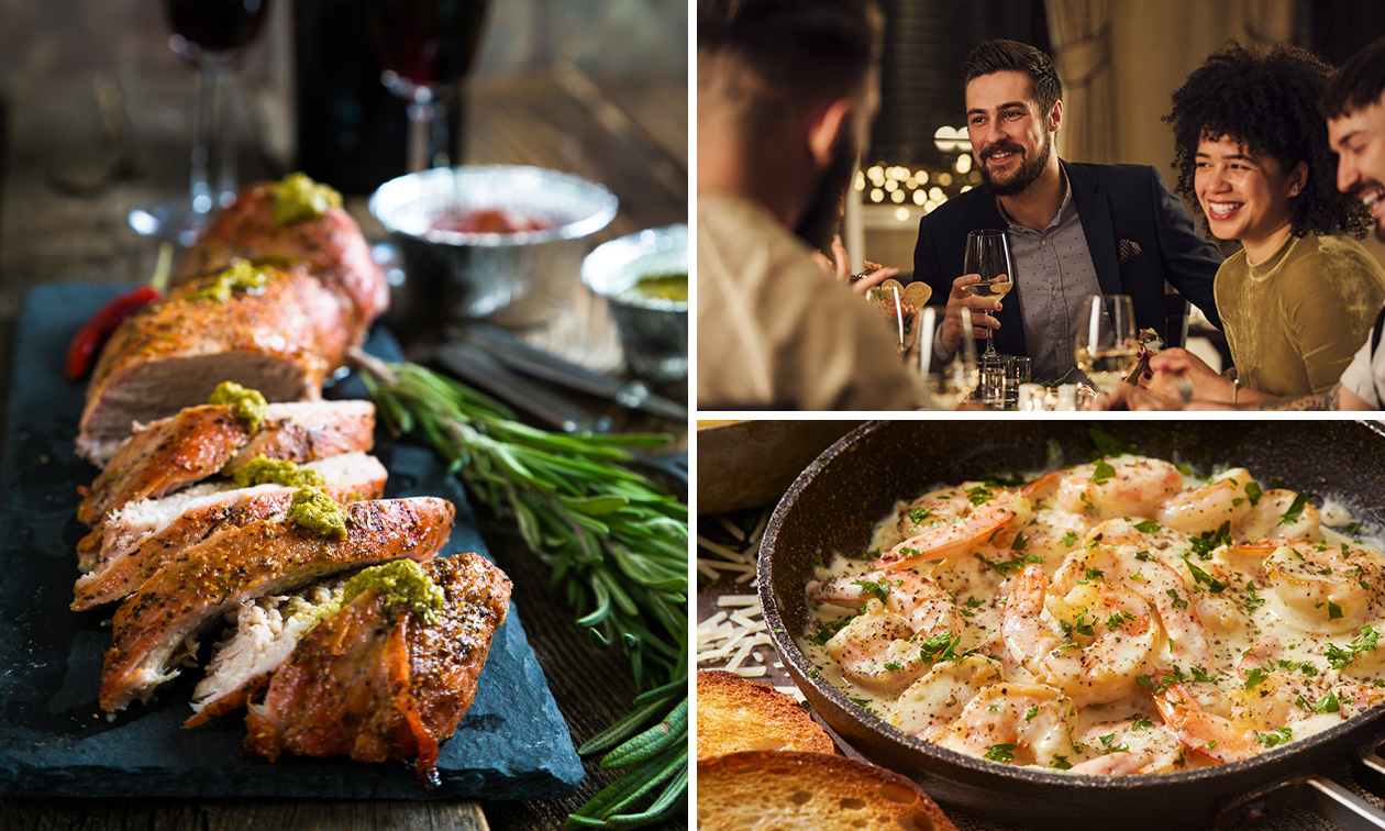 Menu en 3 services au choix