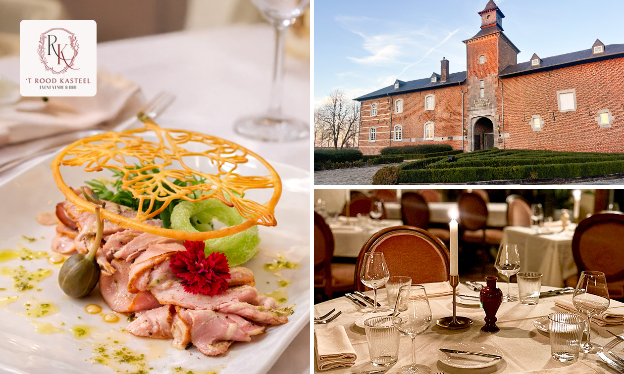 4-gangen keuzediner in 't Rood Kasteel