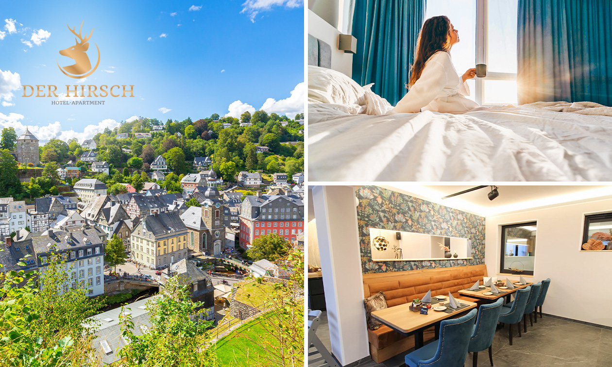 Nuit pour 2 + petit-déjeuner + check-out tardif et plus près du parc national de l'Eifel