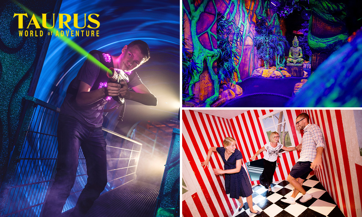 Adventure golf, Lasergame XL of Mission Impossible Family Pack