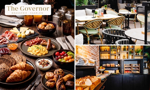 Onbeperkt ontbijtbuffet incl. dranken bij The Governor