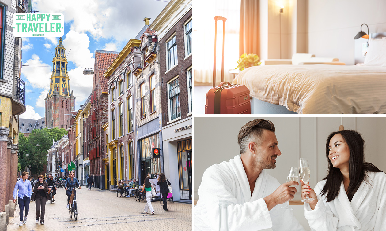 Nuit(s) pour 2 + petit-déjeuner + prosecco au cœur de Groningue