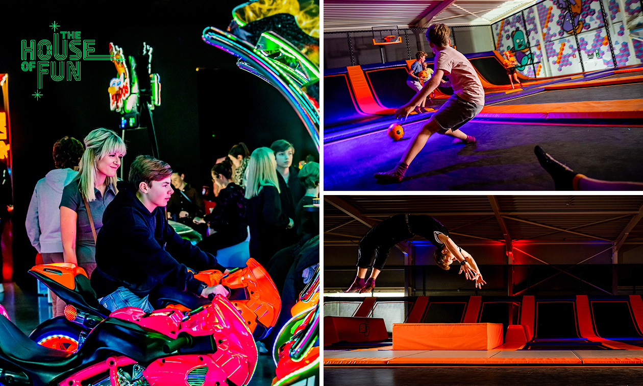 2 uur jumpen of 1 uur jumpen incl. 1 uur arcade of speltegoed bij The House of Fun