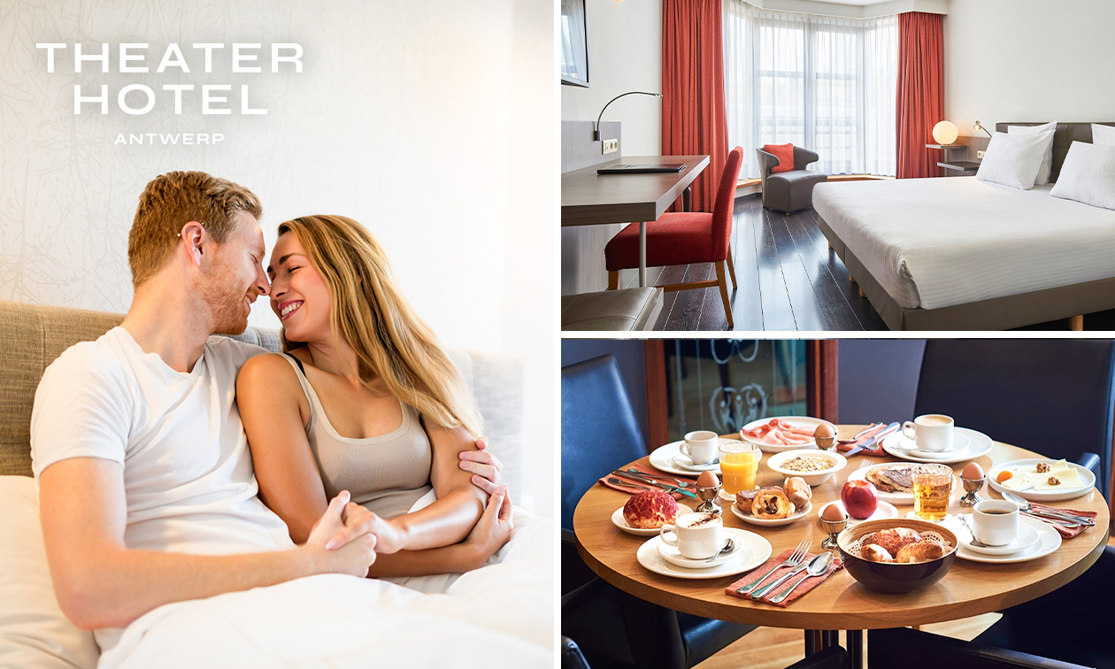Nuit pour 2 + verre de bienvenue + petit-déjeuner + check-out tardif en plein cœur d'Anvers
