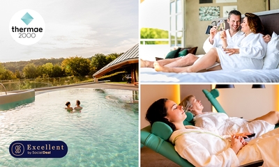Nuit pour 2 + petit-déjeuner + fauteuil de massage + wellness chez Thermae 2000