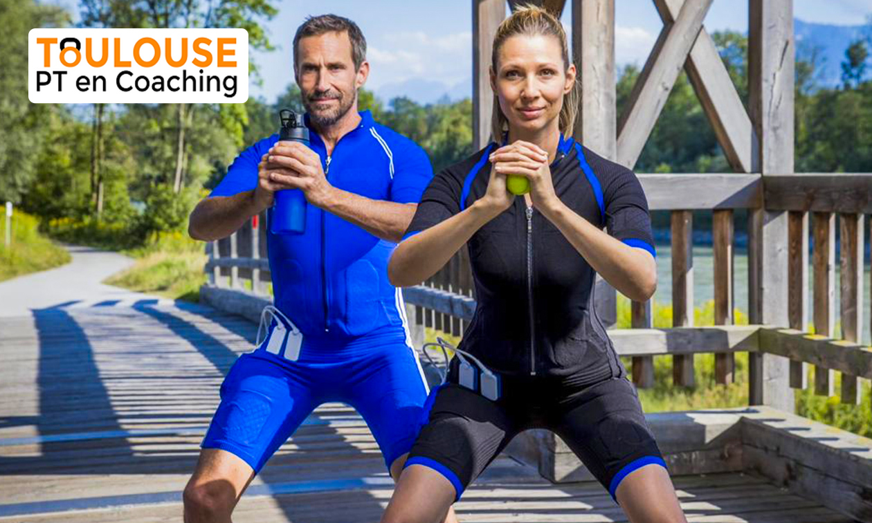 3 EMS-trainingen (20 min), 4 zelfverdedigingslessen  of 1 maand small group training