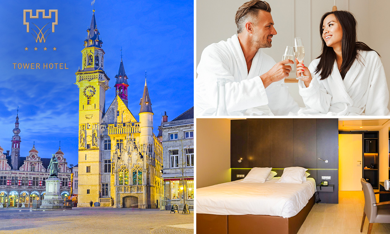 Nuit pour 2 + petit-déjeuner + check-out tardif + verre de bienvenue au cœur d'Alost