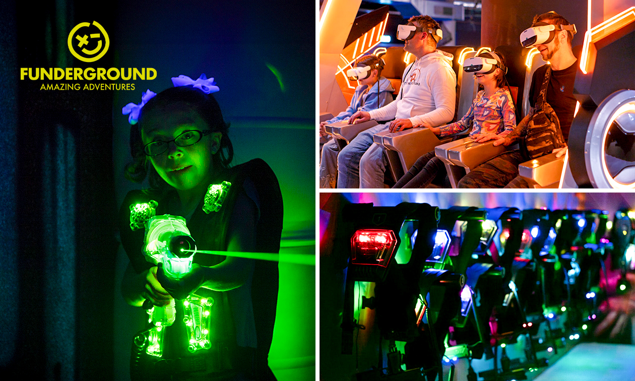 2, 3 oder 4 Runden Lasertag oder Laserplay (à 10 Min.) + opt. VEX Arena + Softgetränk