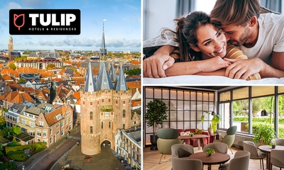 Nuit pour 2 + petit-déjeuner + snacks de bienvenue à Zwolle