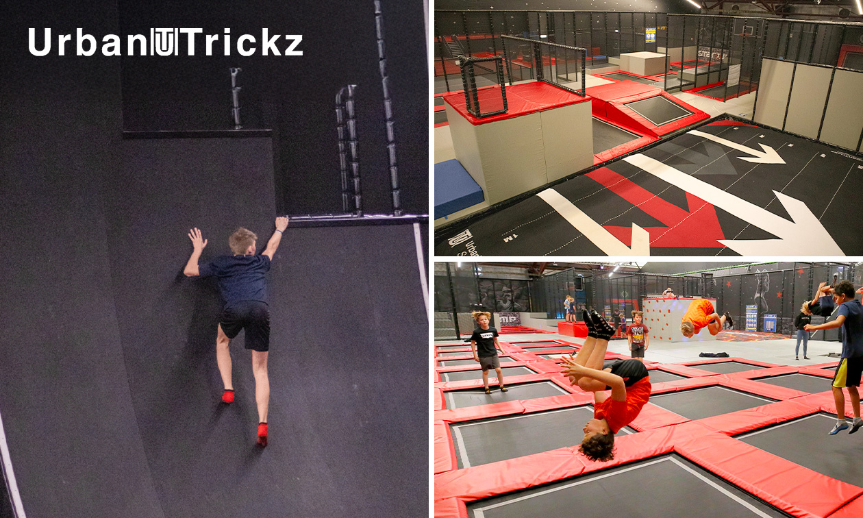 Jumpen (1,5, 2 of 2,5 uur) + zakje chips bij UrbanTrickz