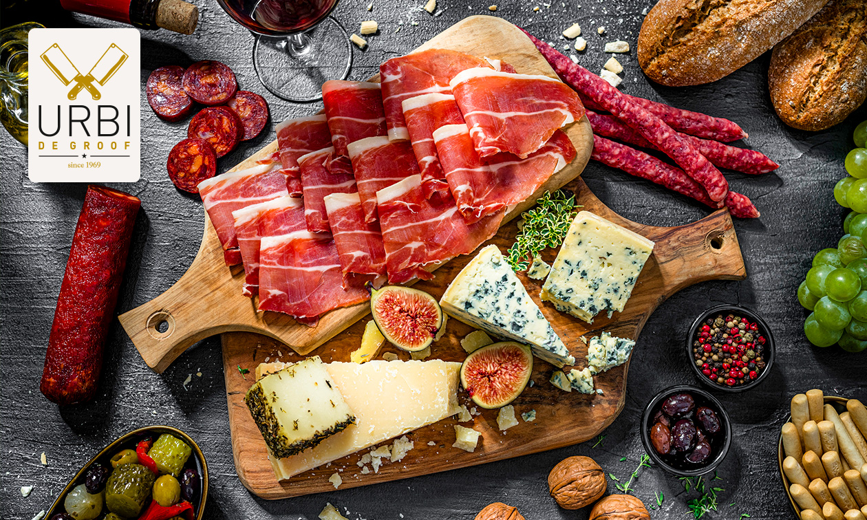 Plateau de fromages, de tapas ou de charcuterie à emporter chez Urbi Butcheries Dworp