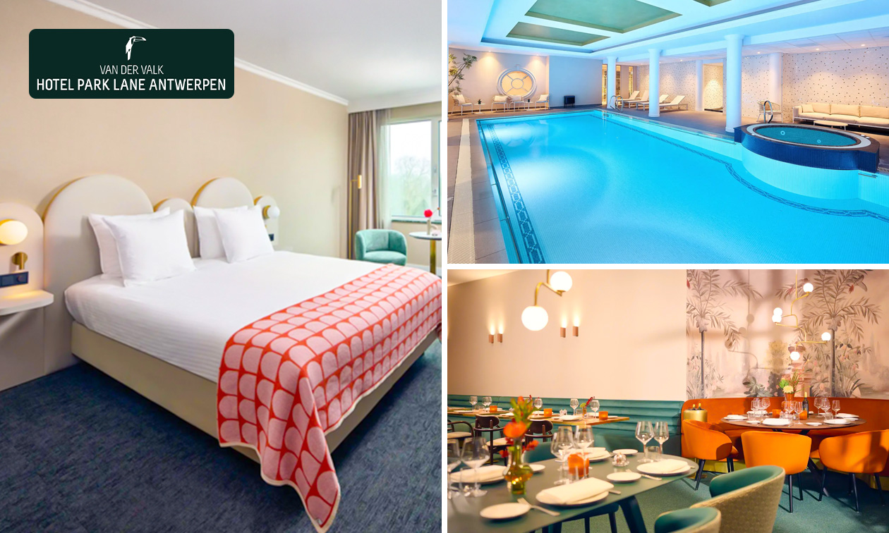 Nuit pour 2 + petit-déjeuner + check-out tardif + accès wellness au cœur d'Anvers