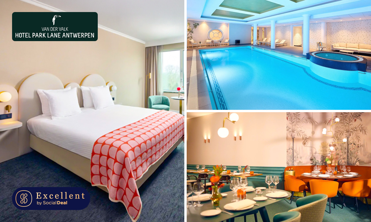 Nuit pour 2 + petit-déjeuner + check-out tardif + accès wellness au cœur d'Anvers