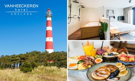 Nuit(s) + petit-déjeuner + verre de bienvenu + panier pique-nique de luxe et plus pour 2 à Ameland
