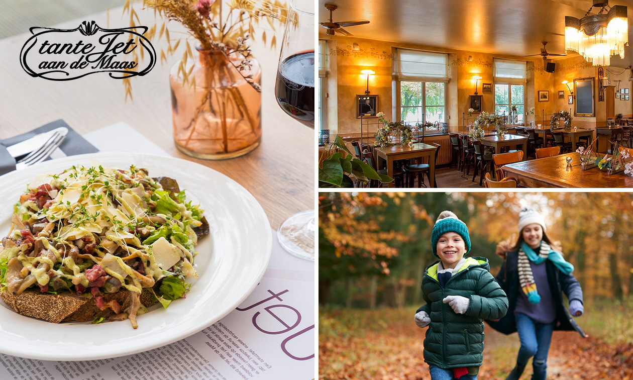 Compleet wandelarrangement + lunch bij Veerhuys Tante Jet aan de Maas