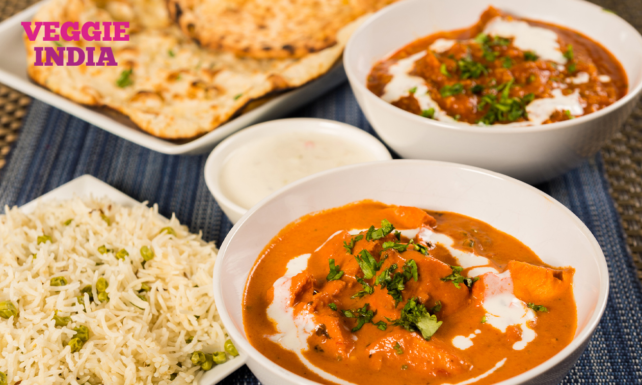 Indiase rijsttafel naar keuze bij Veggie India