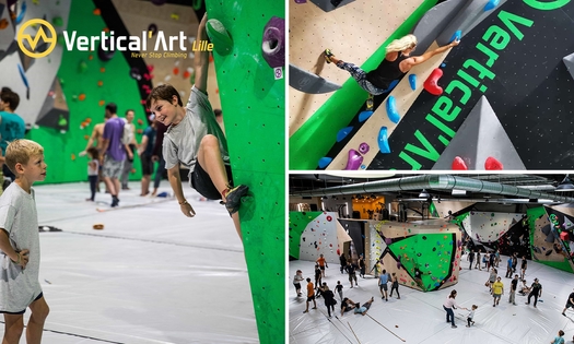Pass d'une journée au parc d'escalade + accès à l'espace de remise en forme
