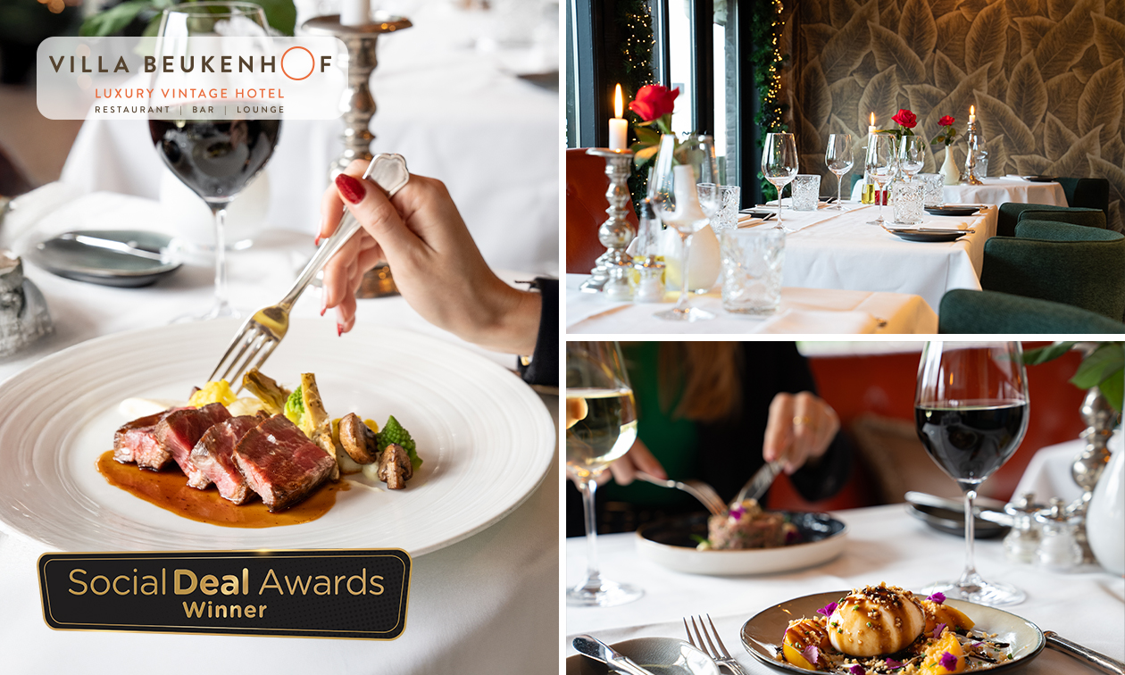 5-gangendiner van de chef + amuse + bubbels bij Villa Beukenhof