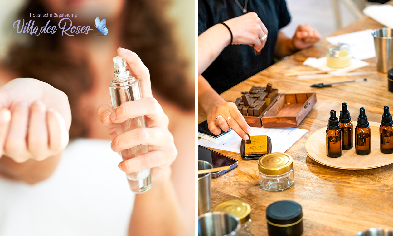Workshop parfum maken (2 uur) + koffie of thee + lekkernij