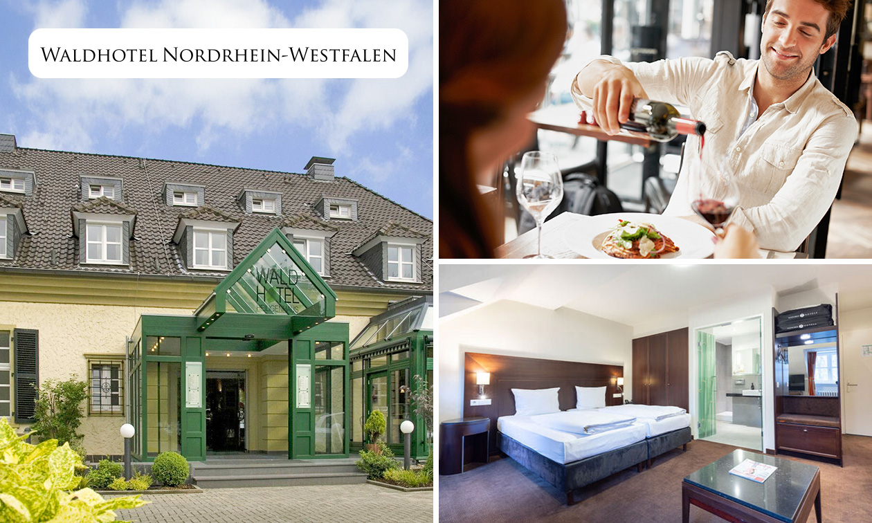 Nuit(s) pour 2  + petit-déjeuner + plat principal dans le Niederbergisches Terrassenland