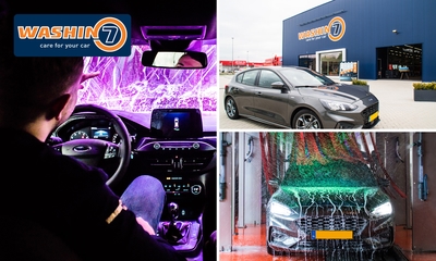 Complete carwash bij Washin7 in Venlo, Weert of Tegelen