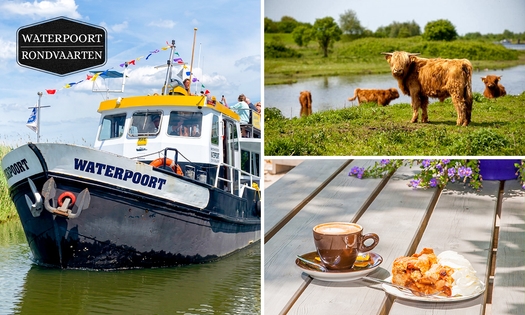 Rondvaart (1, 2 of 4,5 uur) + evt. koffie/thee en gebak of lunch
