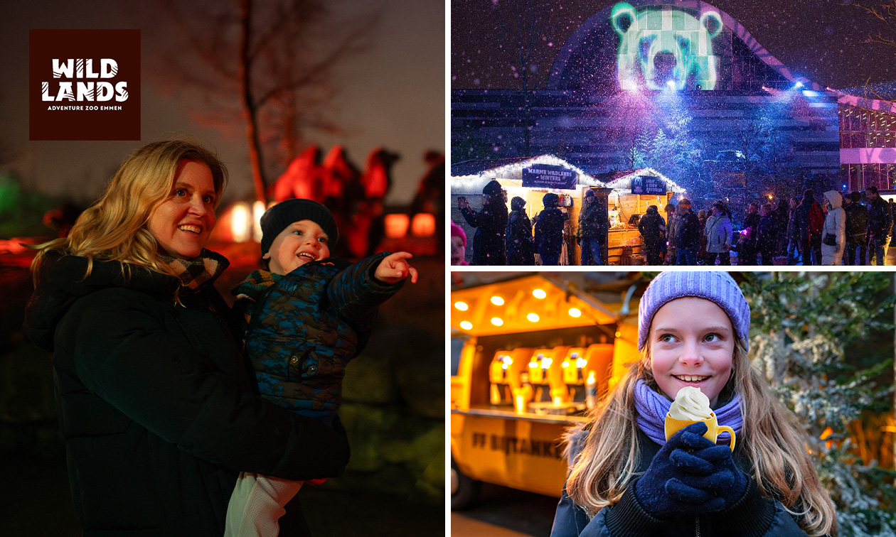 Entrée WILDnights + chocolat chaud au WILDLANDS Adventure Zoo Emmen