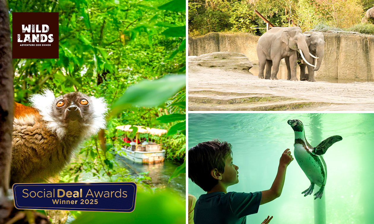 Entrée à la journée pour WILDLANDS Adventure Zoo Emmen