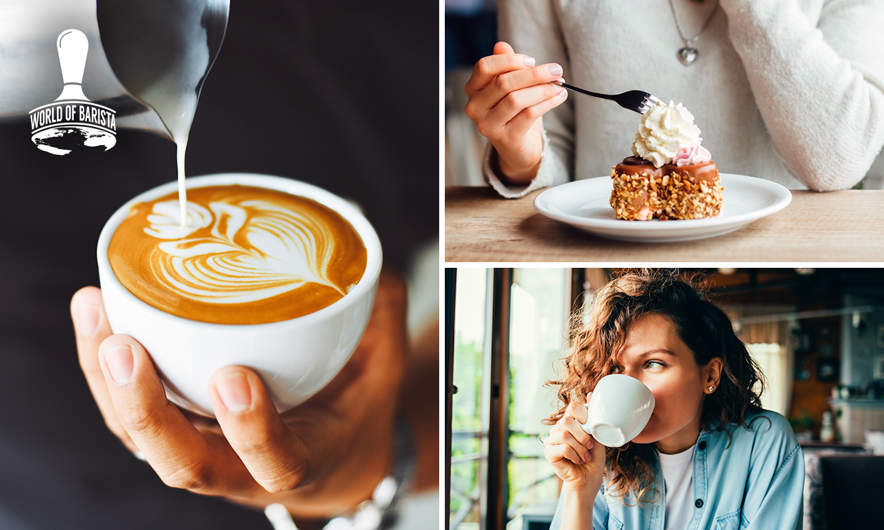 Koffie naar keuze + gebak met slagroom of barista-workshop (2 uur) in hartje Groningen