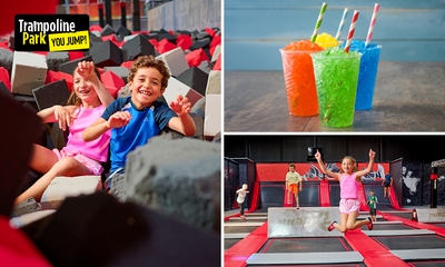 Entrée chez You Jump Sambreville (2h ou 2h30) + chaussettes + granité + évtl. bonbons