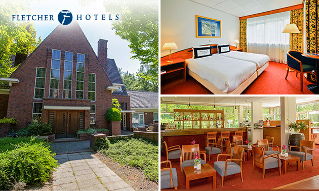 Overnachting voor 2 + evt. ontbijt en 3-gangendiner bij Fletcher Hotels