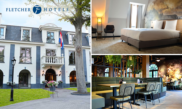 Overnachting voor 2 + evt. ontbijt en 3-gangendiner bij Fletcher Hotels
