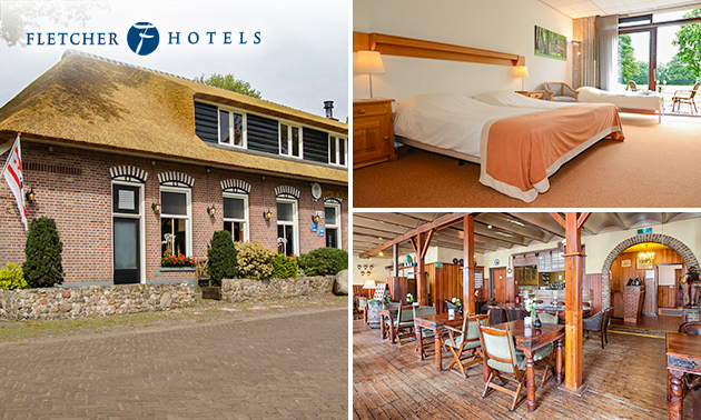 Overnachting voor 2 + evt. ontbijt en 3-gangendiner bij Fletcher Hotels
