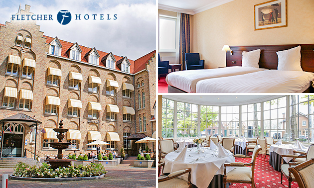Nuit pour 2 + évtl. petit-déjeuner et dîner en 3 services au Fletcher Hotels