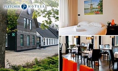 Nuit pour 2 + évtl. petit-déjeuner et dîner en 3 services au Fletcher Hotels