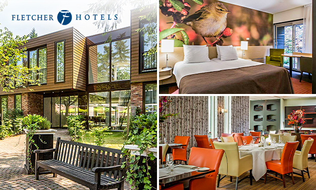 Übernachtung für 2 + opt. Frühstück und 3-Gänge-Menü bei Fletcher Hotels